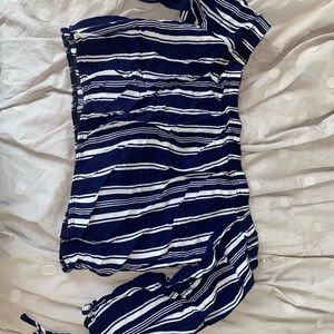 PacSun off the shoulder crop top with ties